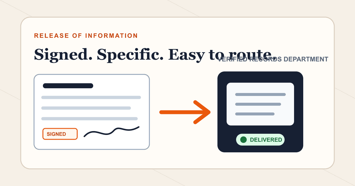 Editorial illustration for How to Fax a Medical Records Release Form to Your Doctor